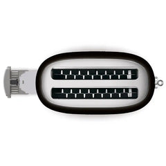 4-Slice Toaster (Long Slots) - Retro-Style Black