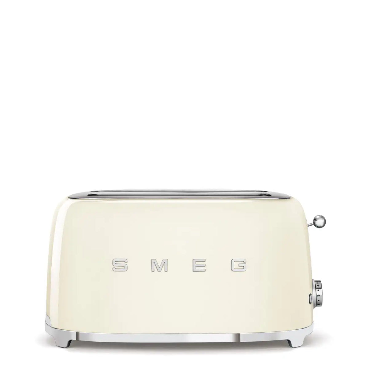 4-Slice Toaster (Long Slots) - Retro-Style Cream