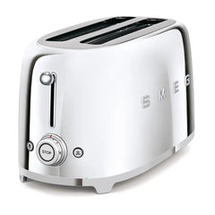 4-Slice Toaster (Long Slots) - Retro-Style Stainless Steel