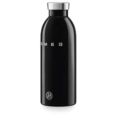 SMEG x 24Bottles® Insulated Stainless Steel Bottle (17 oz) - Black