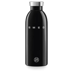 SMEG x 24Bottles® Insulated Stainless Steel Bottle (17 oz) - Black