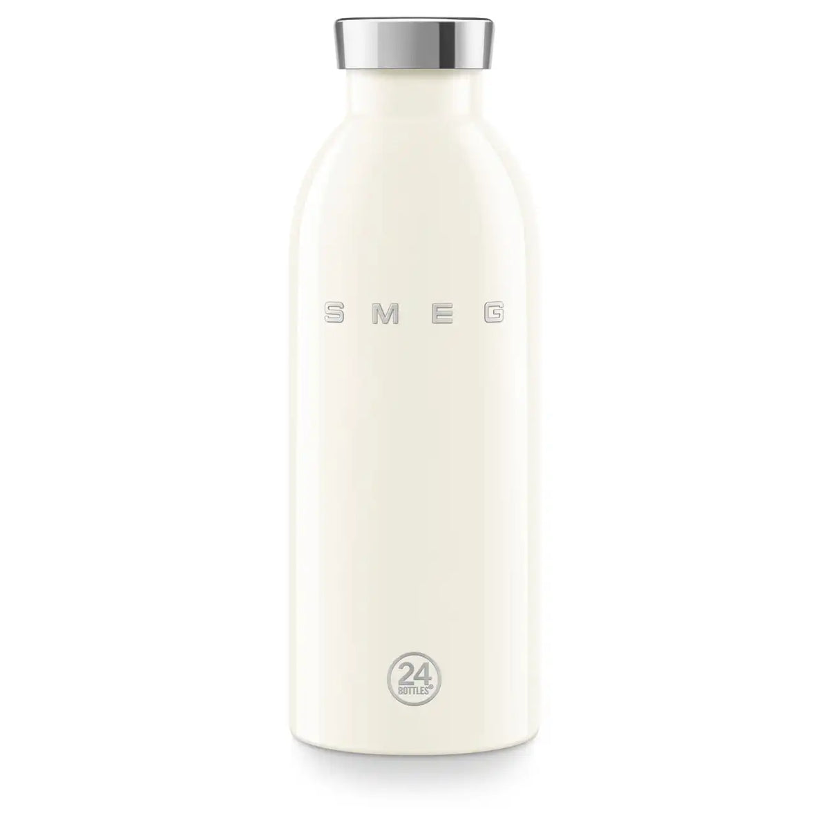 SMEG x 24Bottles® Insulated Stainless Steel Bottle (17 oz) - Cream