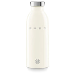 SMEG x 24Bottles® Insulated Stainless Steel Bottle (17 oz) - Cream