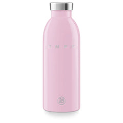 SMEG x 24Bottles® Insulated Stainless Steel Bottle (17 oz) - Pink