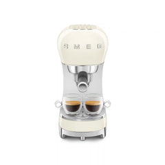 SMEG Retro-Style Manual Espresso Machine - Cream