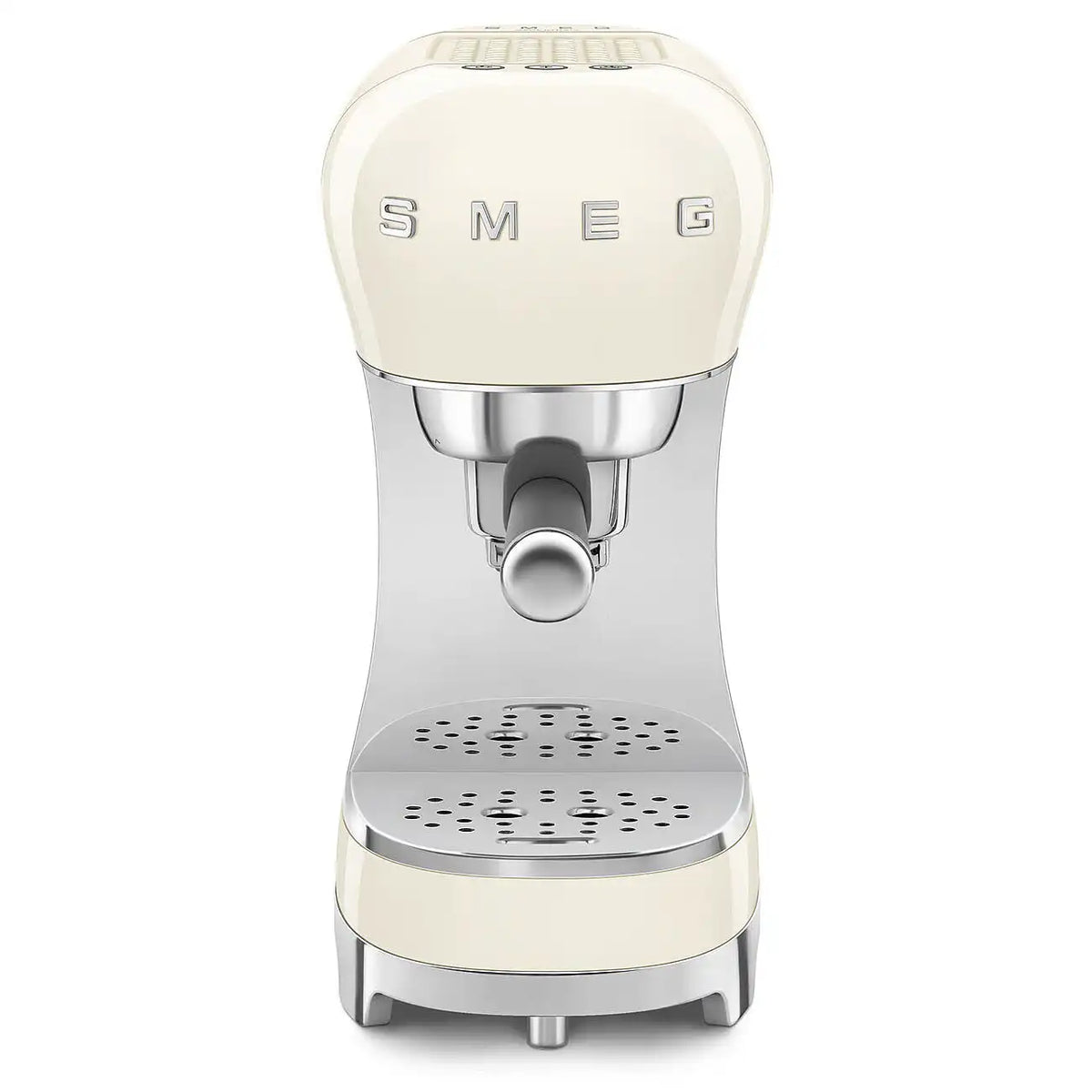 SMEG Retro-Style Manual Espresso Machine - Cream