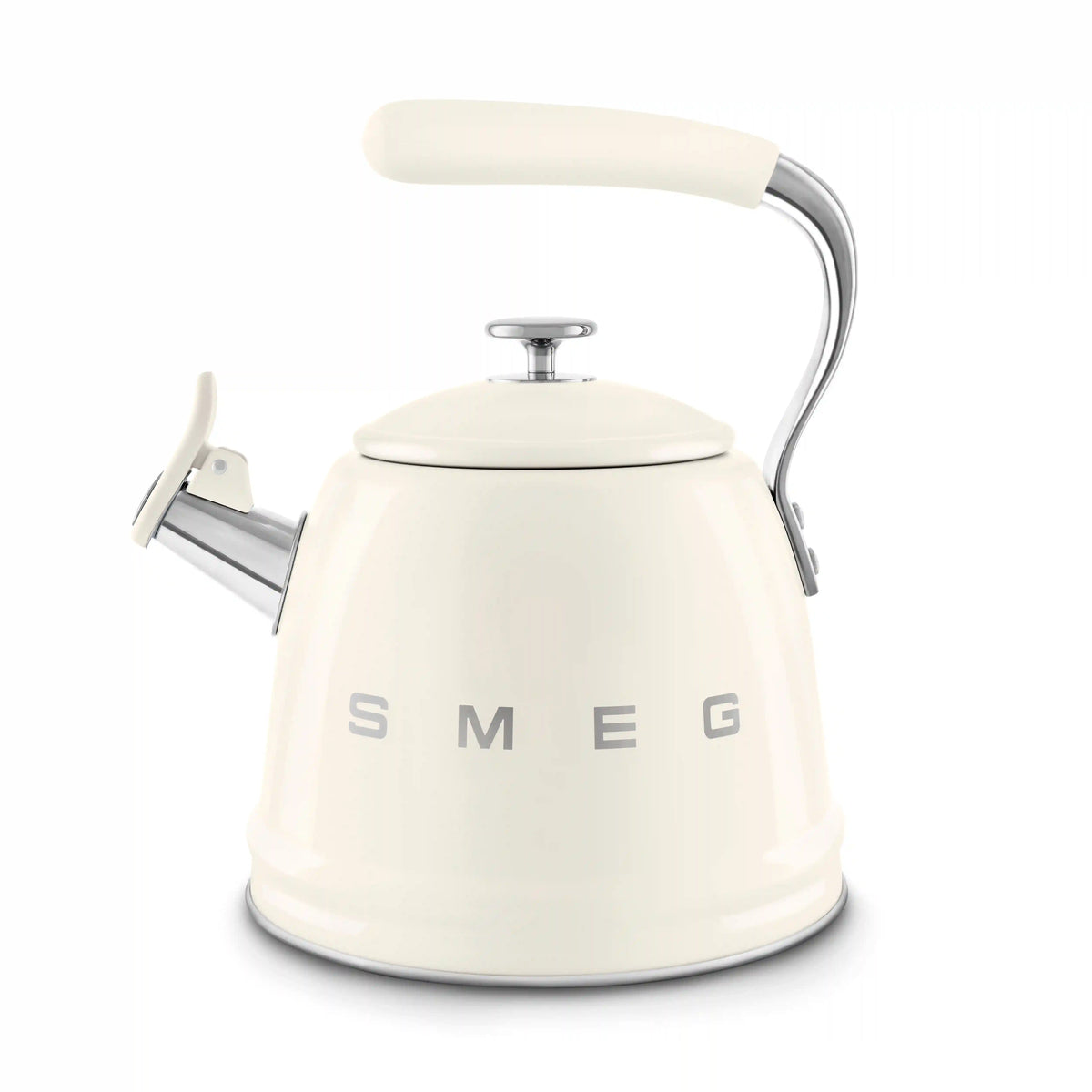 Whistling Kettle (10 Cup) - Retro-Style Cream